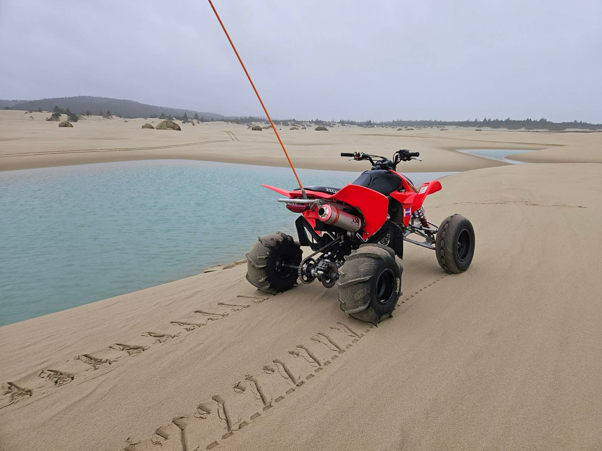 Corey Blakesley's sand build with Mec-Con swingarm